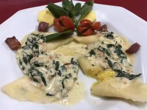 Ravioloni de batata barôar alla Dani